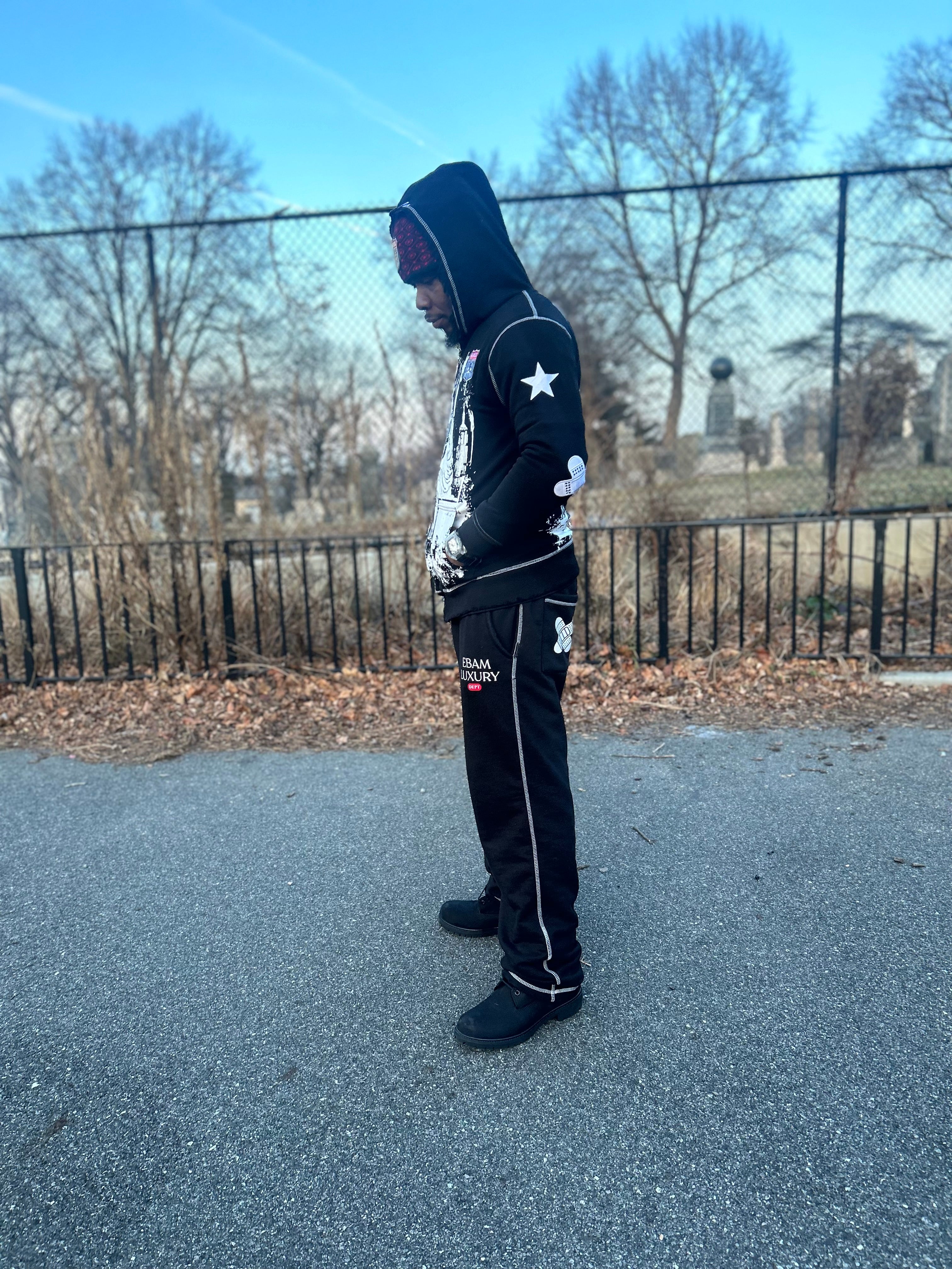 long sleeve hoodie - EBAMLUX