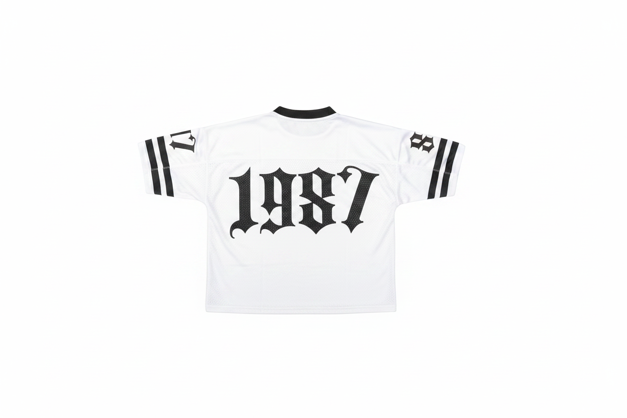 EBAMLUX box cut jersey white back 1987